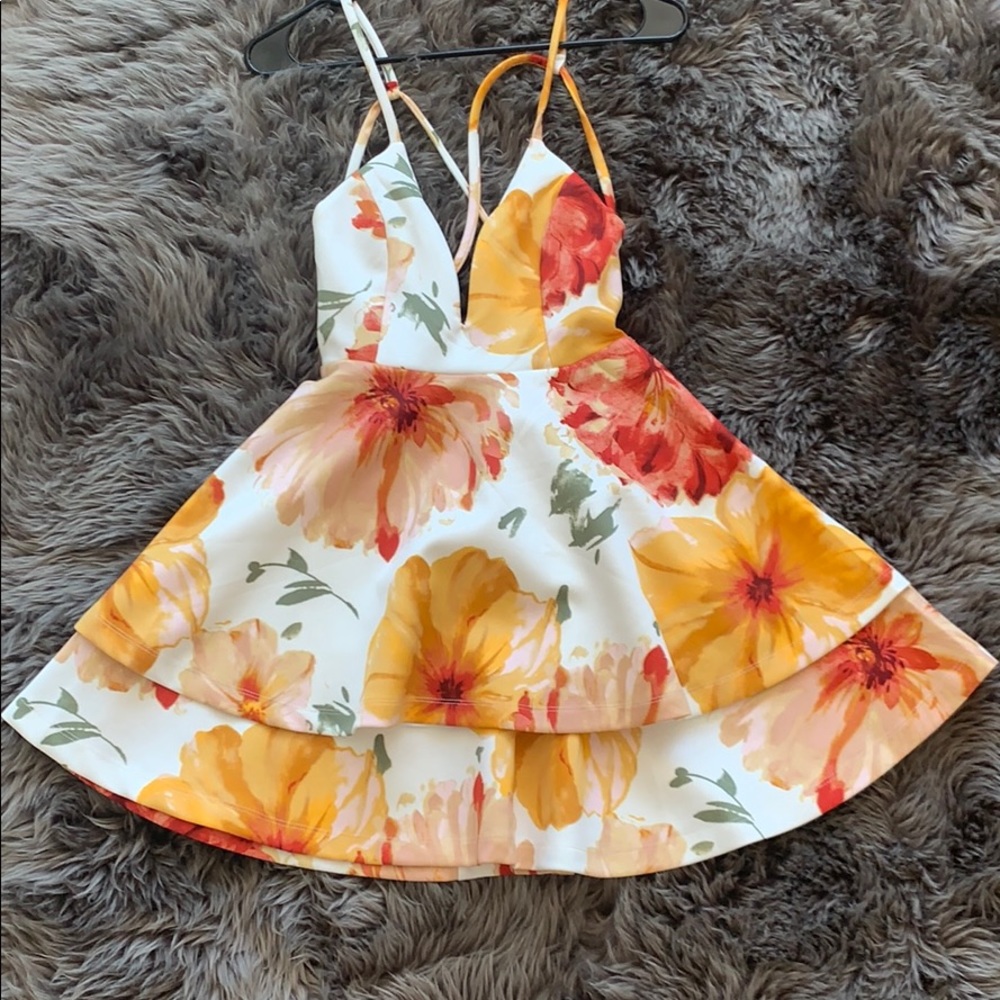 Floral summer dress
